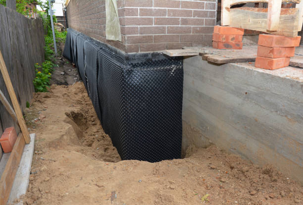 Happy homeowners after waterproofing job in Nanjemoy